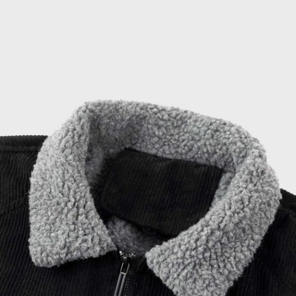 Black Mens Ful Lined Jacket - Picture 6 of 7